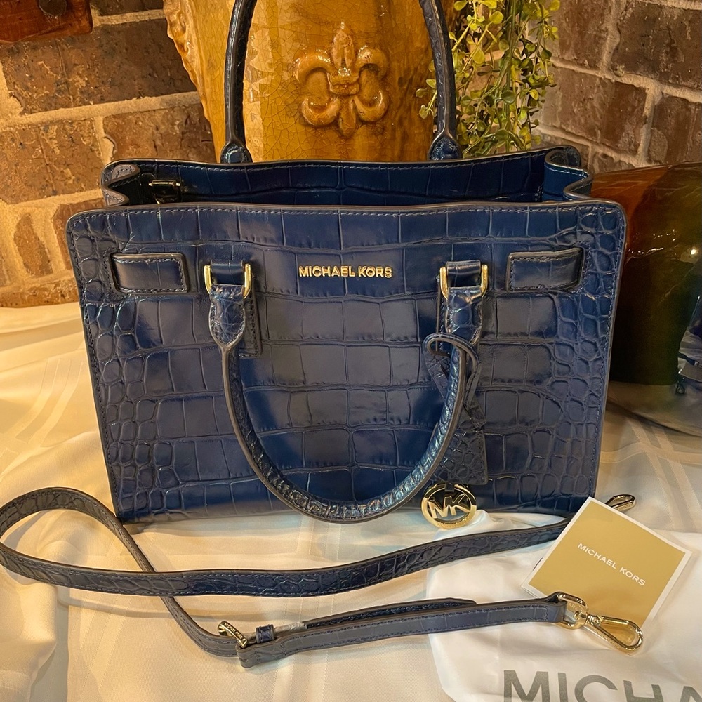Michael Kors Navy Blue Purse